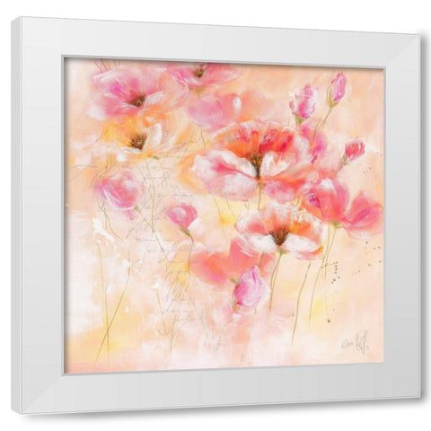 Le jardin d Amelie I White Modern Wood Framed Art Print by Zacher-Finet, Isabelle