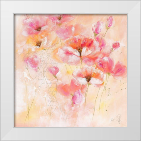 Le jardin d Amelie I White Modern Wood Framed Art Print by Zacher-Finet, Isabelle