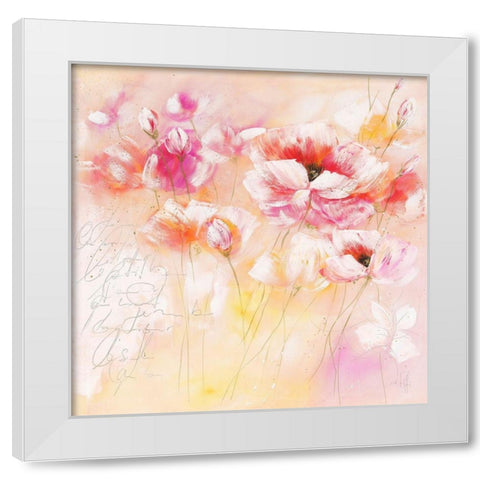 Le jardin d Amelie III White Modern Wood Framed Art Print by Zacher-Finet, Isabelle