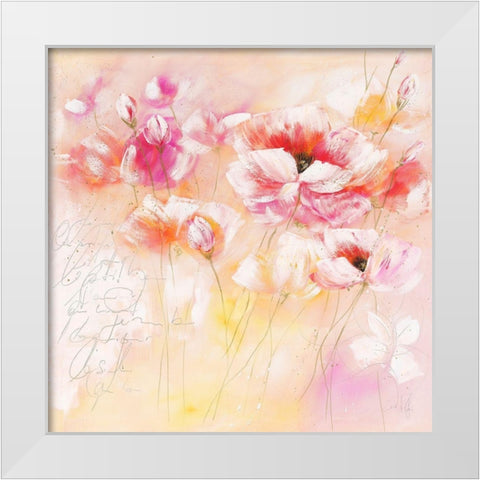 Le jardin d Amelie III White Modern Wood Framed Art Print by Zacher-Finet, Isabelle