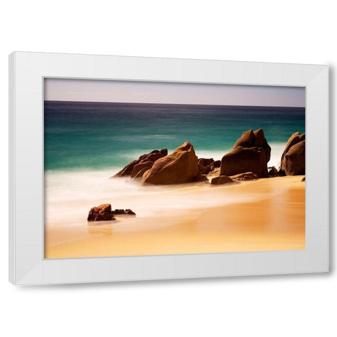 Los Cabos White Modern Wood Framed Art Print by Westfield, Wim