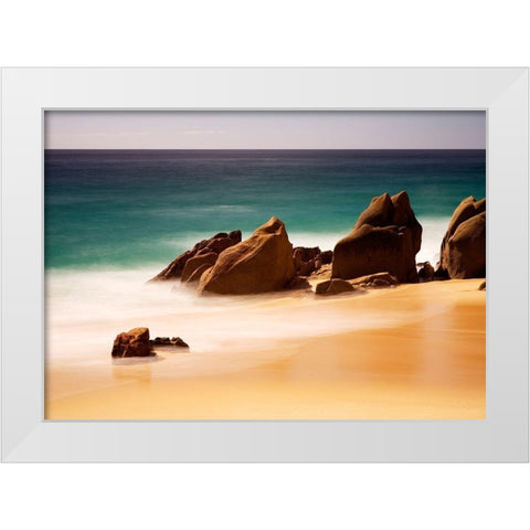 Los Cabos White Modern Wood Framed Art Print by Westfield, Wim