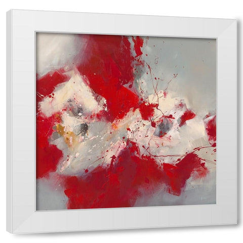Sublimation I White Modern Wood Framed Art Print by Ball, Veronique