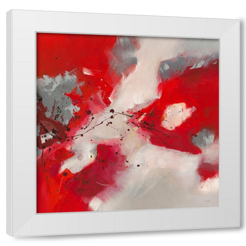 Sublimation II White Modern Wood Framed Art Print by Ball, Veronique