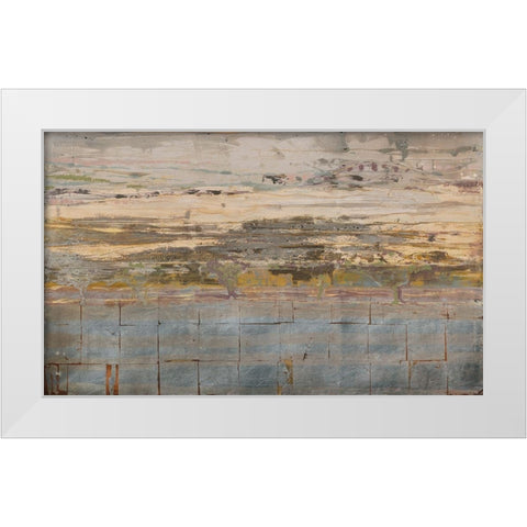oresund White Modern Wood Framed Art Print by Richter-Armgart, Rose