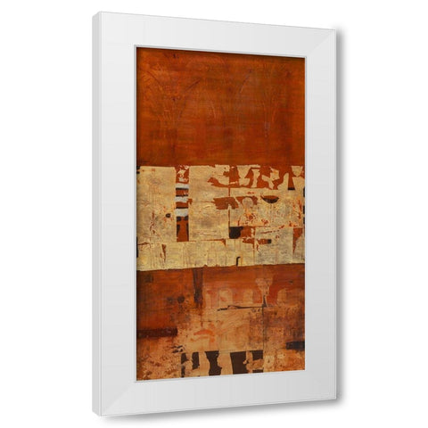 Durham White Modern Wood Framed Art Print by Richter-Armgart, Rose