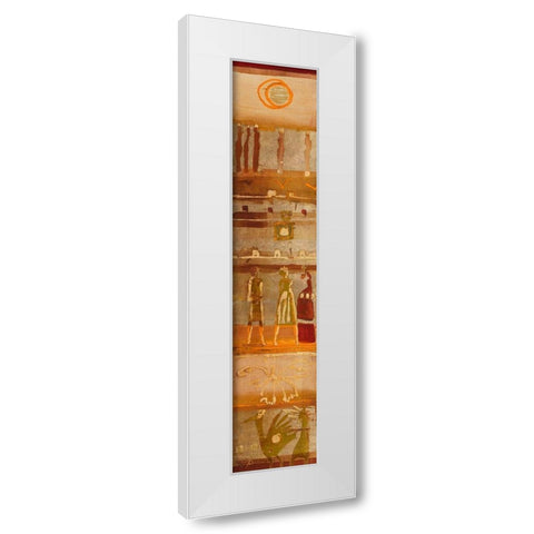 Nil White Modern Wood Framed Art Print by Richter-Armgart, Rose