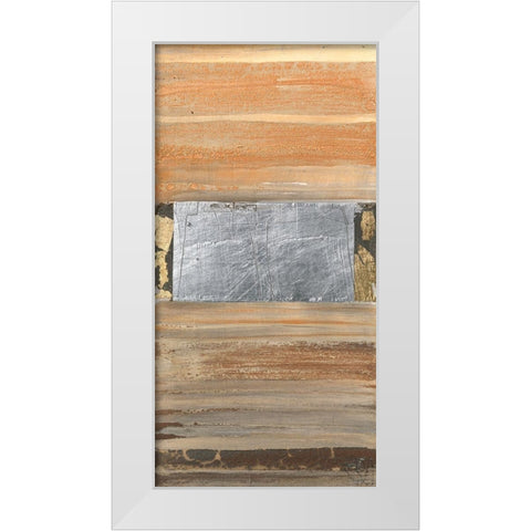 Razul White Modern Wood Framed Art Print by Richter-Armgart, Rose