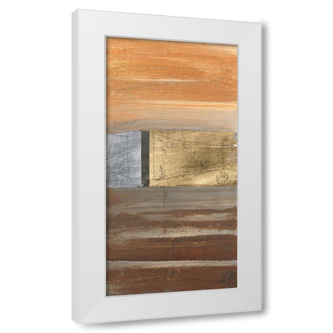 Way White Modern Wood Framed Art Print by Richter-Armgart, Rose