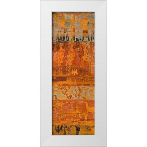 Bali White Modern Wood Framed Art Print by Richter-Armgart, Rose