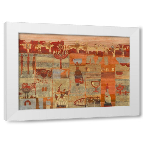 Tao White Modern Wood Framed Art Print by Richter-Armgart, Rose