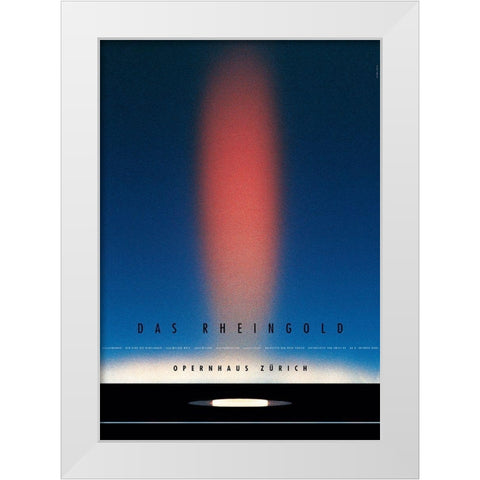 Das Rheingold White Modern Wood Framed Art Print by Geissbuhler, K. Domenic