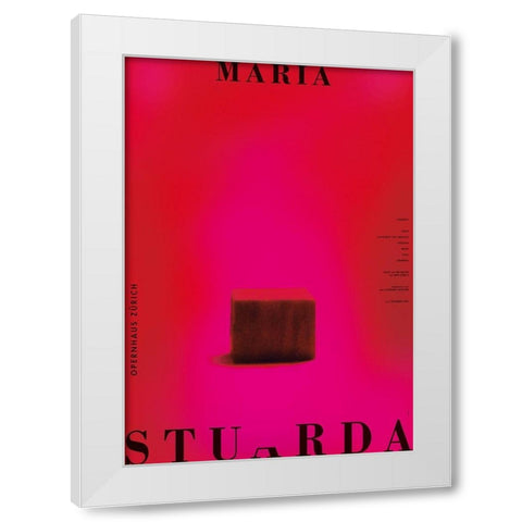 Maria Stuarda White Modern Wood Framed Art Print by Geissbuhler, K. Domenic