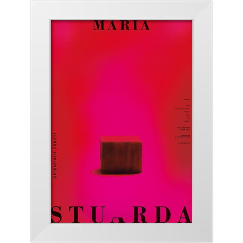 Maria Stuarda White Modern Wood Framed Art Print by Geissbuhler, K. Domenic