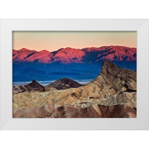 Death Valley 6 White Modern Wood Framed Art Print by Ernemann, Lothar