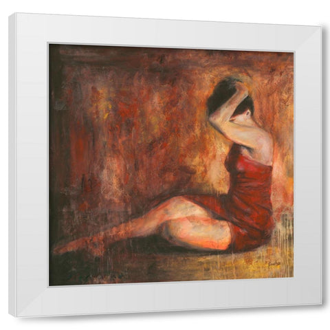 Tollerante White Modern Wood Framed Art Print by van den Bogerd, Escha