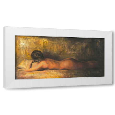 Abbandonare White Modern Wood Framed Art Print by van den Bogerd, Escha