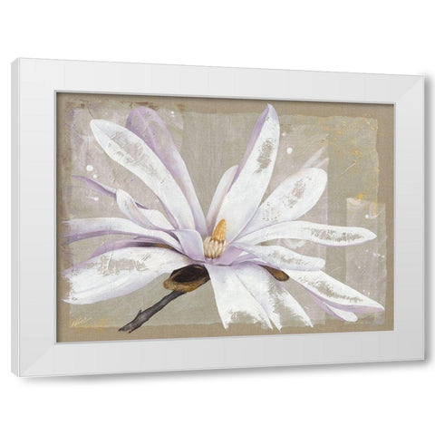 Stellata White Modern Wood Framed Art Print by Cadoret, Virginie
