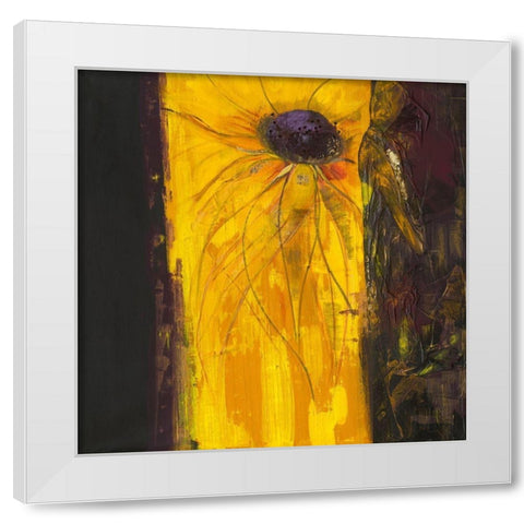 Velours et carnaval White Modern Wood Framed Art Print by Naudin, Genevieve