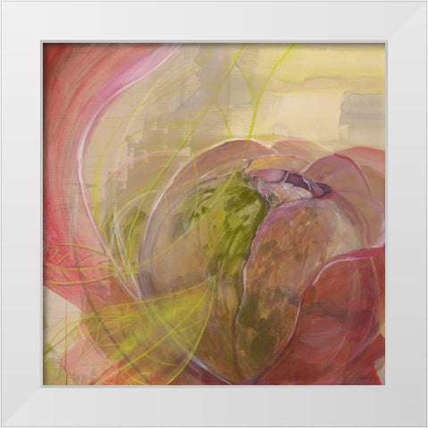 Deshabillez-moi White Modern Wood Framed Art Print by Naudin, Genevieve