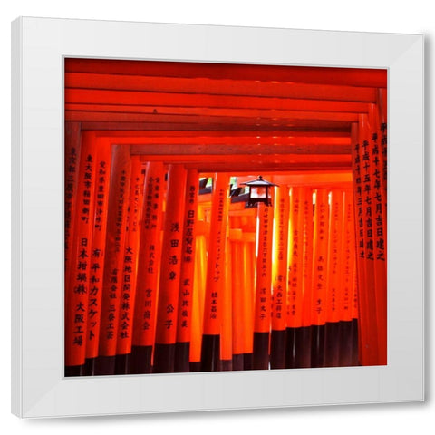 Kyoto I White Modern Wood Framed Art Print by Weber, Matthias