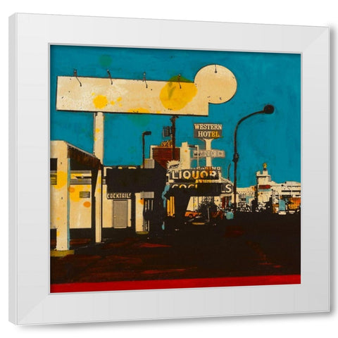 Liquor White Modern Wood Framed Art Print by Olukman, Ayline