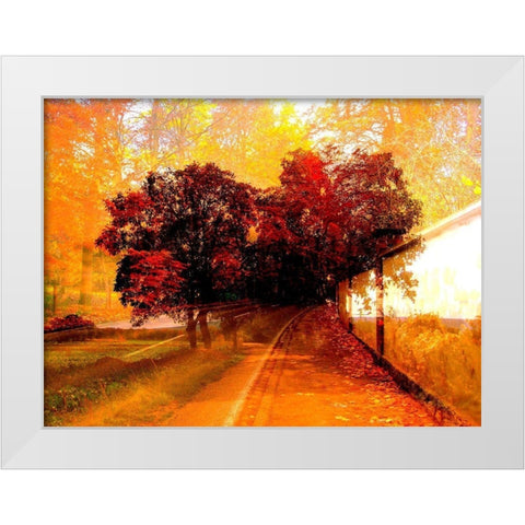 Sehendes Kind White Modern Wood Framed Art Print by Stadtmuller, Sylvia