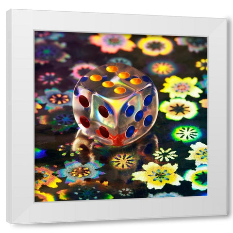 Hypercube White Modern Wood Framed Art Print by Seidel, Lily Andrea