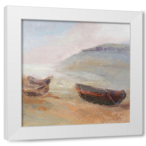 Rivage Corse III White Modern Wood Framed Art Print by Parise, Chantal