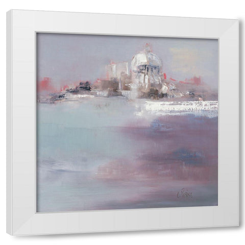 Venise II White Modern Wood Framed Art Print by Parise, Chantal