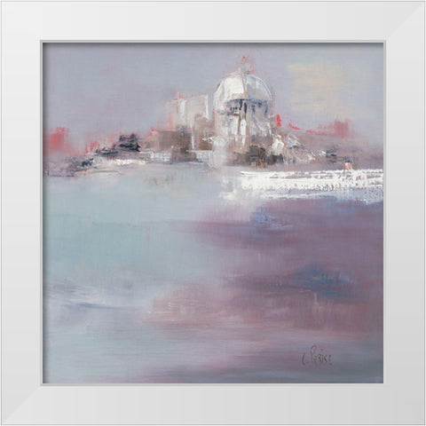 Venise II White Modern Wood Framed Art Print by Parise, Chantal