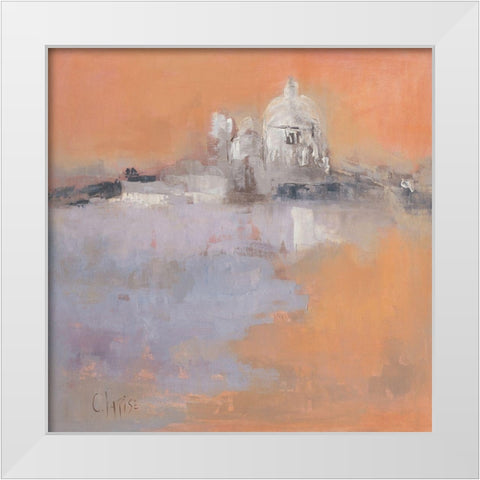 Venise III White Modern Wood Framed Art Print by Parise, Chantal
