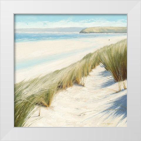 To the Sea White Modern Wood Framed Art Print by Atkinson, Caroline