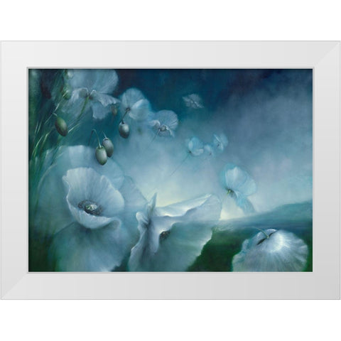 Touch the Sky White Modern Wood Framed Art Print by Schmucker, Annette