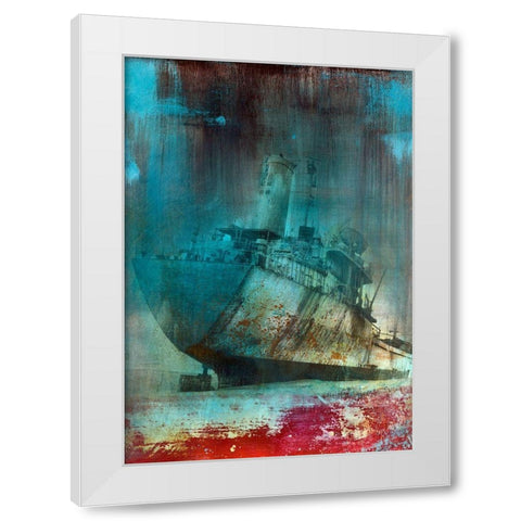 Malika I White Modern Wood Framed Art Print by Streicher, Tibo