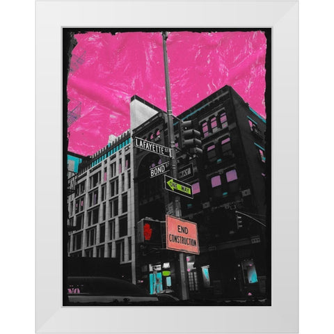 Lafayette White Modern Wood Framed Art Print by Simonutti, Riccardo