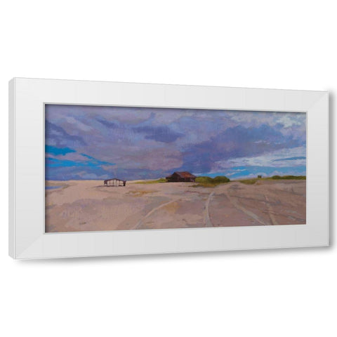 Passage / Vers Camocim White Modern Wood Framed Art Print by Mazur-Devaux, Ewa