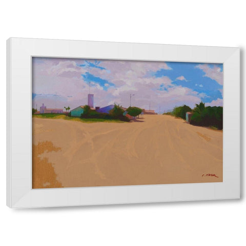 Tatajuba White Modern Wood Framed Art Print by Mazur-Devaux, Ewa