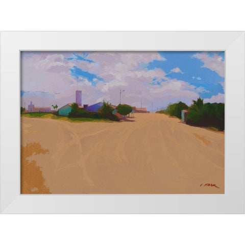 Tatajuba White Modern Wood Framed Art Print by Mazur-Devaux, Ewa