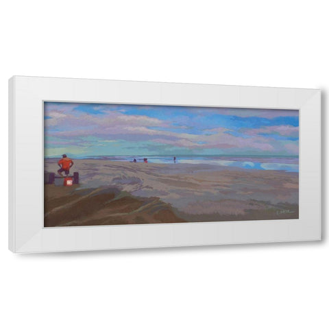 Plage de Tatajuba White Modern Wood Framed Art Print by Mazur-Devaux, Ewa
