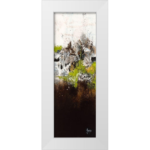 Naturellement I White Modern Wood Framed Art Print by Jadis