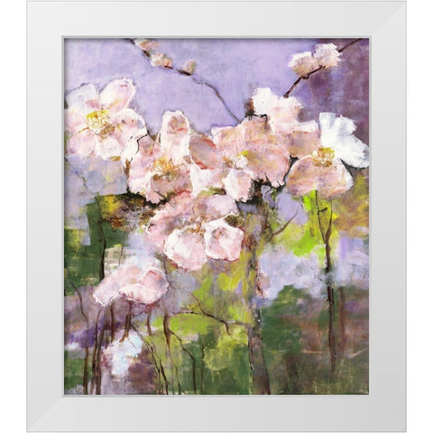Fruhling White Modern Wood Framed Art Print by Dreyer, Ingeborg