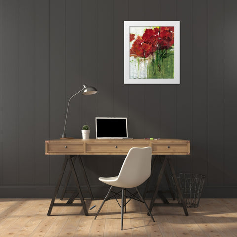 Sommer White Modern Wood Framed Art Print by Dreyer, Ingeborg