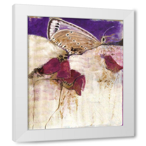 Der Besucher White Modern Wood Framed Art Print by Dreyer, Ingeborg