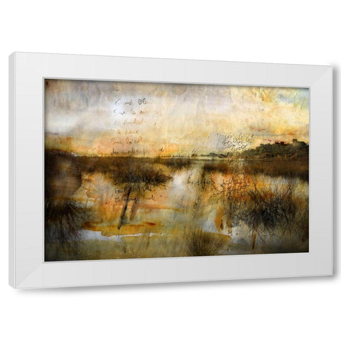 Turquie d automne White Modern Wood Framed Art Print by Le Visage, J-M