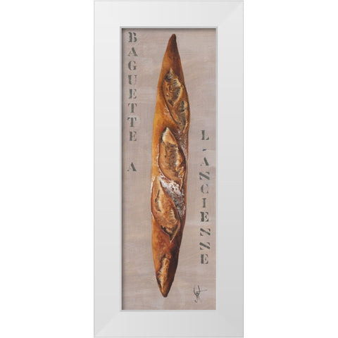 Baguette a l ancienne White Modern Wood Framed Art Print by Defontenay, Elodie