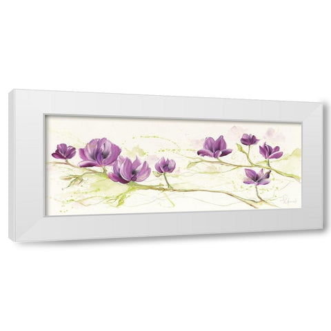 Magnolie II White Modern Wood Framed Art Print by Zacher-Finet, Isabelle