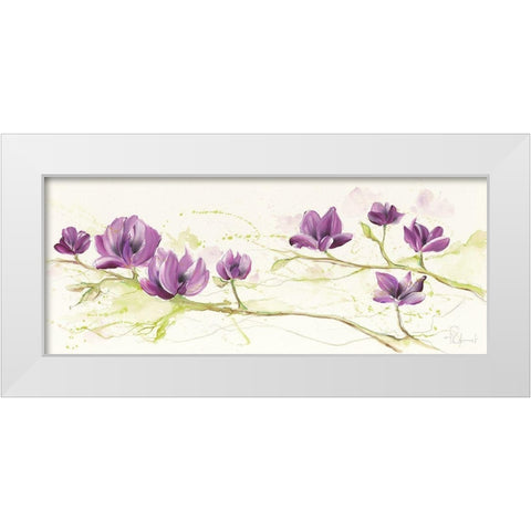 Magnolie II White Modern Wood Framed Art Print by Zacher-Finet, Isabelle