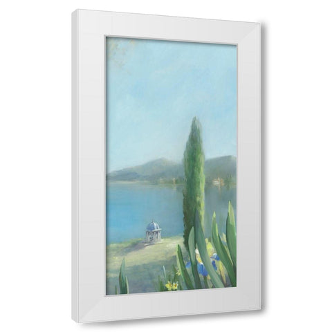 Isola Bella II White Modern Wood Framed Art Print by Vernageau, Sylvie