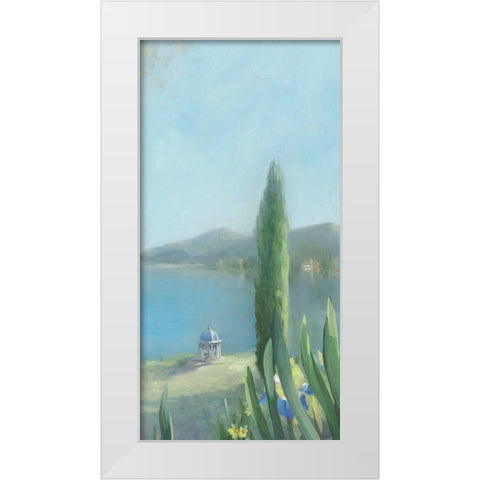 Isola Bella II White Modern Wood Framed Art Print by Vernageau, Sylvie